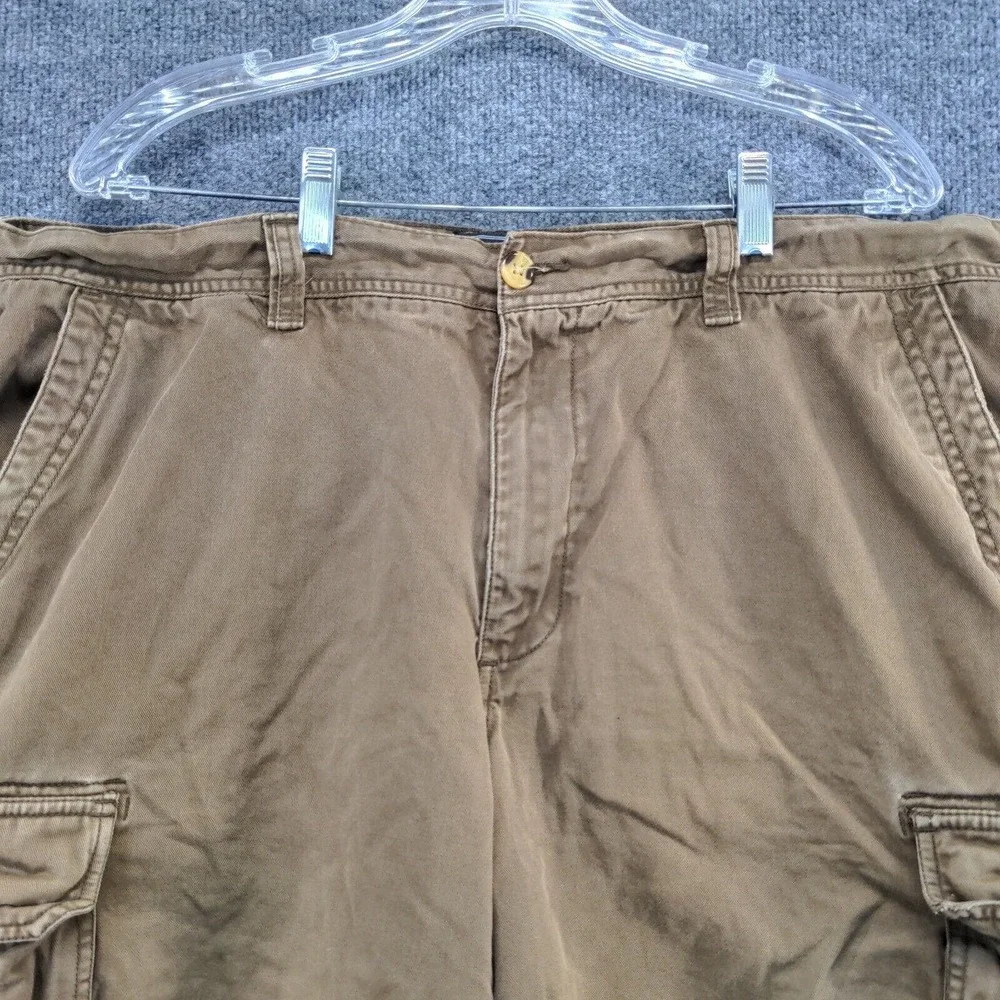 National Outfitters Men's Cargo Shorts Brown Size 38 100% Cotton Pockets